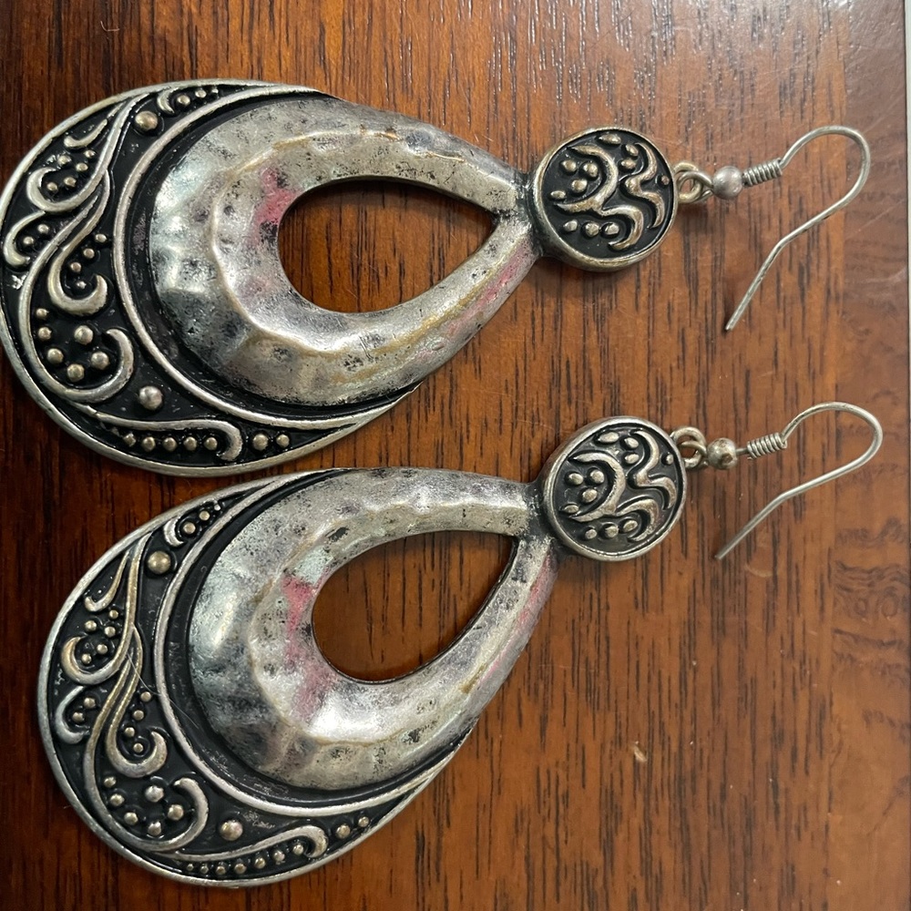 Beautiful silver earrings